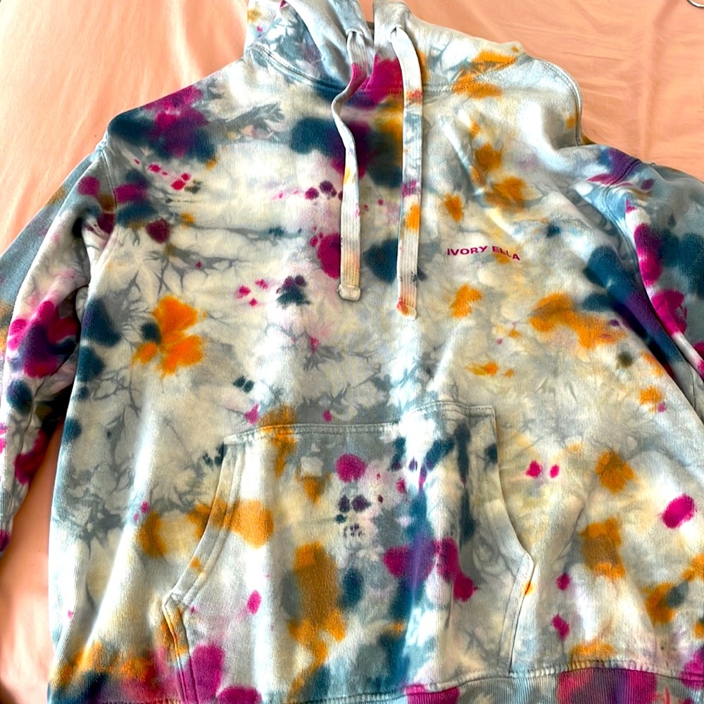 Ivory Ella Tie Dye Hoodie